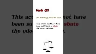 What does abate mean?