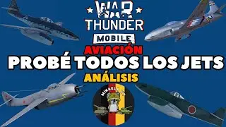 PROBÉ LOS NUEVOS JETS EN WAR THUNDER MOBILE - @warthundermobile 