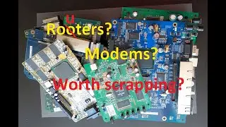 Scrapping Router and Modem Boards - Complete Depopulation