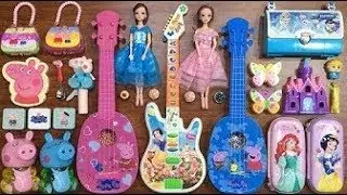 Disney Princess Dan Slime Peppa Babi   Mencampur Makeup Dan Floam Menjadi Slime   Memuaskan Slime