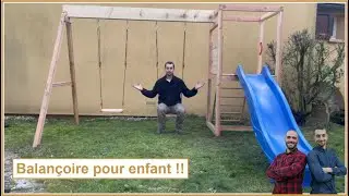 Comment FABRIQUER une balançoire avec toboggan ? ✅