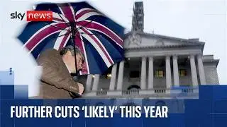 Bank of England holds interest rate at 3.75% | Sky News coverage & Andrew Bailey news conference