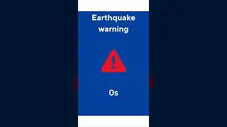 Early earthquake warning phone 2