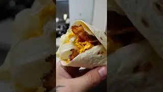 Wrap Bacon and Cheese ! 🌯 #recipe #recipewrap #wrap #viral