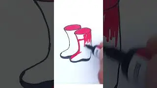 Draw Rain Shoes