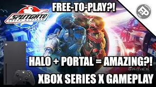 Splitgate (F2P FPS) - Xbox Series X Gameplay (60fps)
