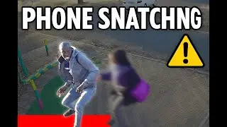 Phone Snatching Caught on Camera In South Africa