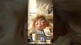 Sleepy Siblings&rsquo; Hilarious Morning Coffee Chaos ☕ | Funny Animated Short #funnycartoon #viralvideo