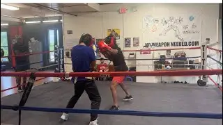 Fun sparring session with the kids of Haverhill Inner City Boxing!