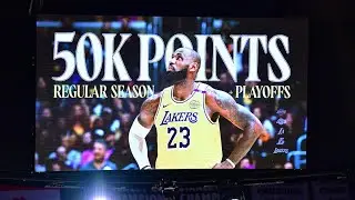 LeBron 50K Points Milestone + Lakers Win!