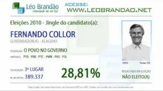 Jingles Eleições 2010 - Fernando Collor - PTB - leobrandao.net