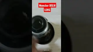 monster 💩 DSLR lens camera reel