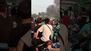 Kebakaran Jakbar parkiran mobil ujung aspal