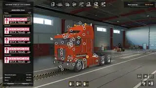 [ETS 2] обзор и тест драйв мода Kenworth K200v14.3