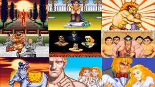 Street Fighter 2'MEGA DRIVE All Ends.