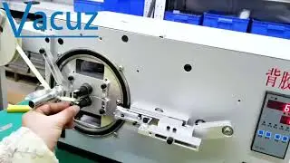 Factory Price Vacuz Semi Automatic Transformer Bobbin Coil Insulation Tape Wrapping Machine For Sale