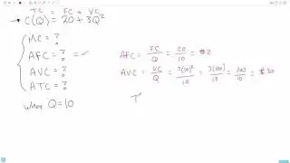 Cost Equation Example