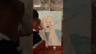 #paintingdisplay #painting #timelapse #surrealism #art #selfportraits #seashell