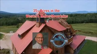 Keller Williams North Conway NH Real Estate Broker Bill Barbin with Drone Aerials of 35 acres in ME
