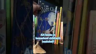 Art books for my homeschooled children. Our collection of art books. #books #art #homeschool