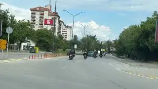 Polish bikers in Ohrid