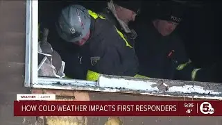 It's so cold fire crews are using 'cold weather bags'