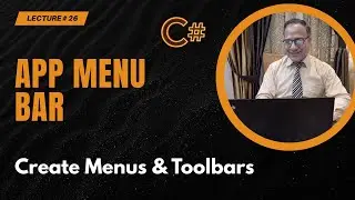 Creating Menus and Toolbars in C# (Lecture 26) [Urdu/Hindi]