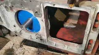 Токарный станок 16К20ПФ1. Замена главного двигателя с 11 кВт на 5.5 кВт