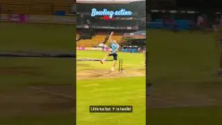 Joshua Little's Bowling Technique Is Unbelievably Good  #shorts #joshualittle
