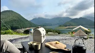 역대급 호수뷰 오늘도 우중캠핑 충주호 캠핑808