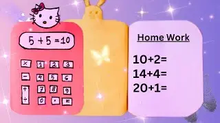How to make calculator & notepad #origami #papercraft