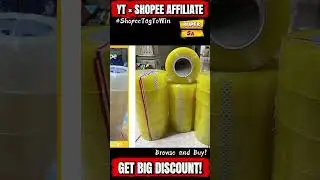 Long Clear Packaging Tape | #shopeetagtowin #ShopeeTagToWin