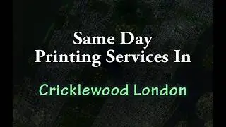 Printing Services In Cricklewood NW2 London | Same Day Printer