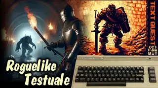 TextQuest: un roguelike testuale! / Commodore 64