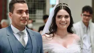 Entrada Emocionante da Noiva Rafaela - Alvorada + Marcha Nupcial + Olhos Castanhos  - Songsdei