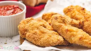 The Secret to Crispy BAKED Chicken Tenders