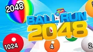 BALL RUN 2048 - MERGE NUMBERS #shorts #game #live