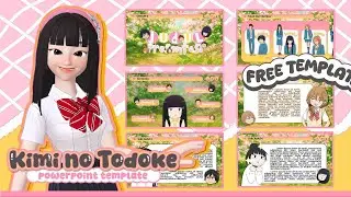 Anime Powerpoint // Template PPT // Kimi no Todoke, From Me to You Theme &mdash; Tutorial [FREE TEMPLATE] 