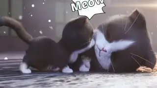 Kitten Cat Sad Moment🐱🐱 [kitten match ad]