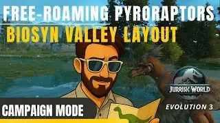 Exploring My Biosyn Valley Layout — Free‑Roaming Pyroraptor & Market Update