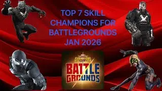 TOP 7 SKILL CHAMPIONS FOR BATTLEGROUNDS! Recommended Stat Focus + Relic Included