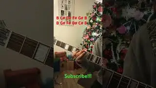 Easy Simple B Major Pentatonic Scale Exercise #tptg #guitarscales #guitarbasics #pentatonicscale