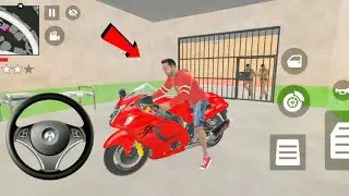 Ultimate Car Collection in Indian Theft Auto Simulator 💥 || Driving Bike In Police Station 🤩