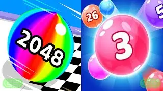 Ball Run 2048 Vs Marble Run 3D Android iOS Mobile Gameplay Walkthrough 42644