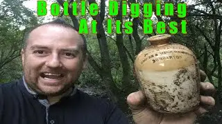 Victorian Edwardian Bottle Dump Digging Scotland best finds