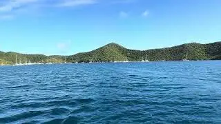 Sailing at Norman Island Dec 2025