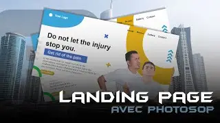 [ATTENTION !! ]   Dessiner une très JOLIE page d'acceuil avec Photoshop | Appprendre Photoshop