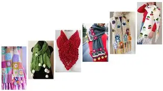 Beautiful Handmade crochet muffler design ideas//crochet scarf//neck warmer 