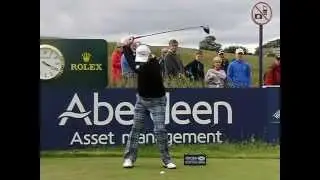 Paul Lawrie golf swing (Driver) - Scottish Open, July 2015, Gullane Golf Club