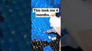На эту алмазную картину у меня ушло 4 месяца!!😳😭